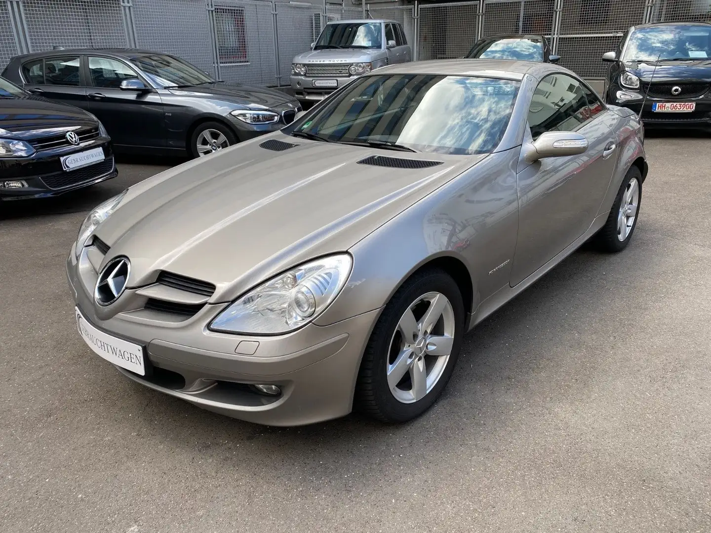 Mercedes-Benz SLK 200 K Roadster Bi-Xenon/AirSc/Leder/2Hd Gris - 1