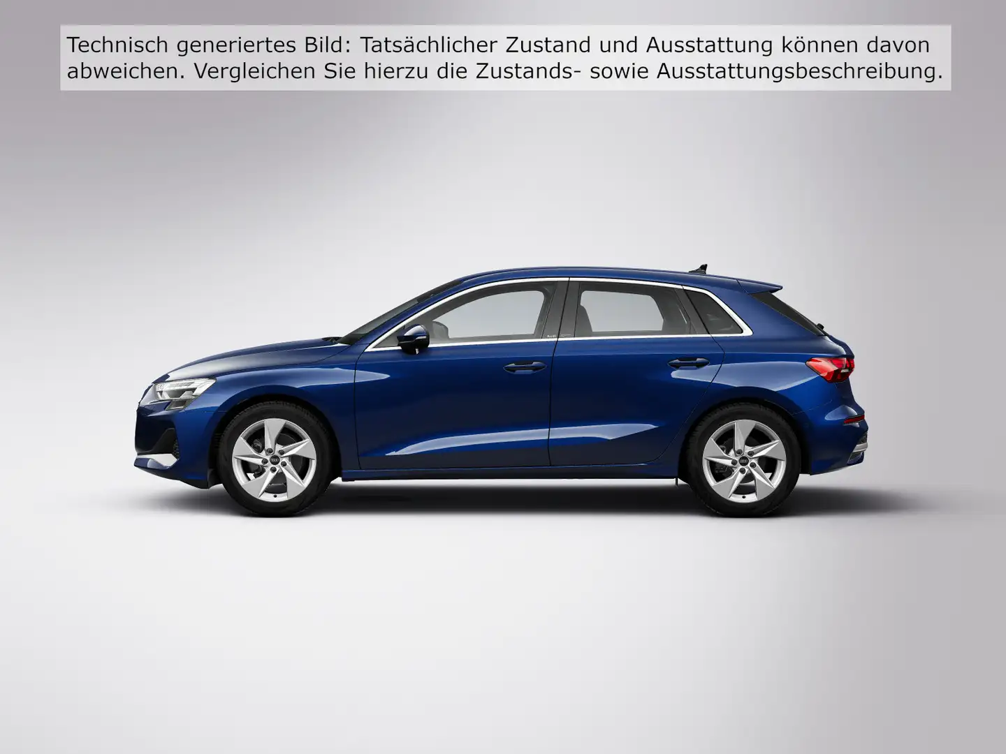 Audi A3 advanced TFSI 110 kW S tronic Busin Blau - 2