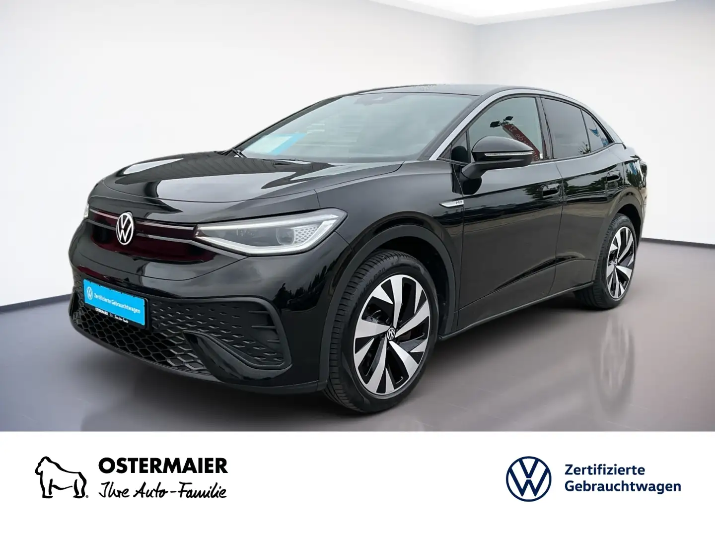 Volkswagen ID.5 PRO 174PS 5J-G MATRIX.AHK.NAVI.ACC.WÄRMEPUMPE.APP- crna - 1