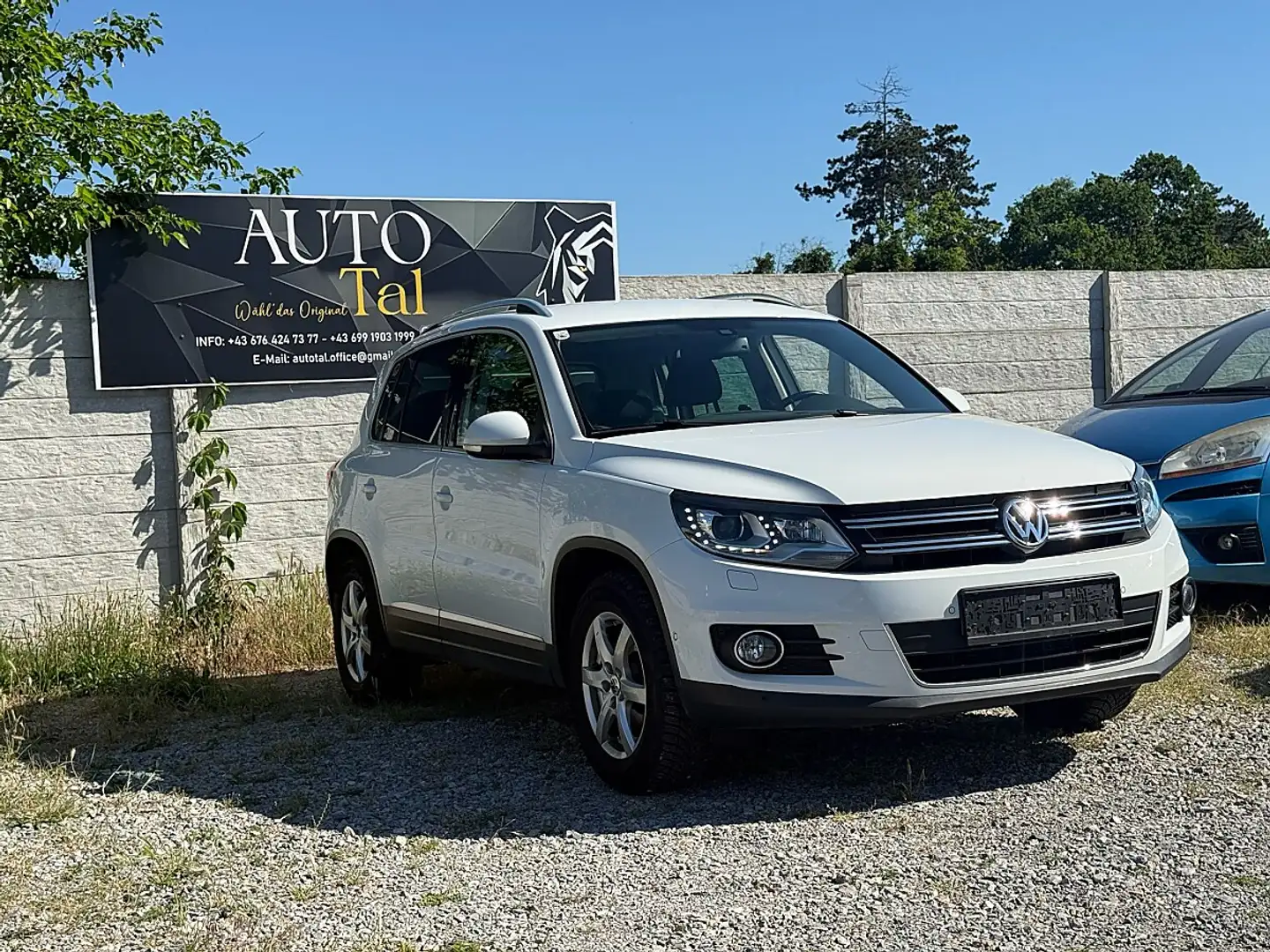 Volkswagen Tiguan 1,4 TSI Karat BMT Weiß - 1