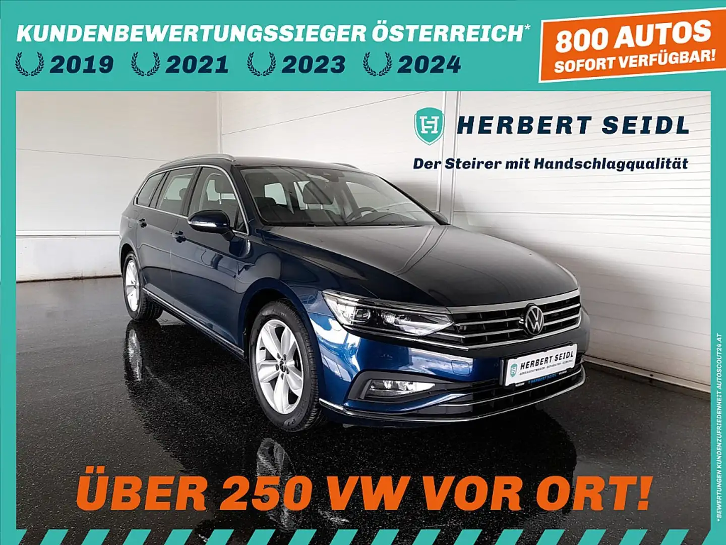 Volkswagen Passat Variant Elegance 2,0 TDI DSG *MATRIX LED / NAVI / ACC /... Blau - 1