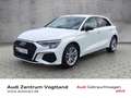 Audi A3 Sportback S line 45 TFSIe S tronic NAV/LED/SHZ KL Blanc - thumbnail 1