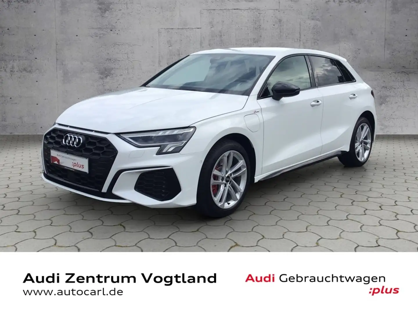 Audi A3 Sportback S line 45 TFSIe S tronic NAV/LED/SHZ KL Weiß - 1