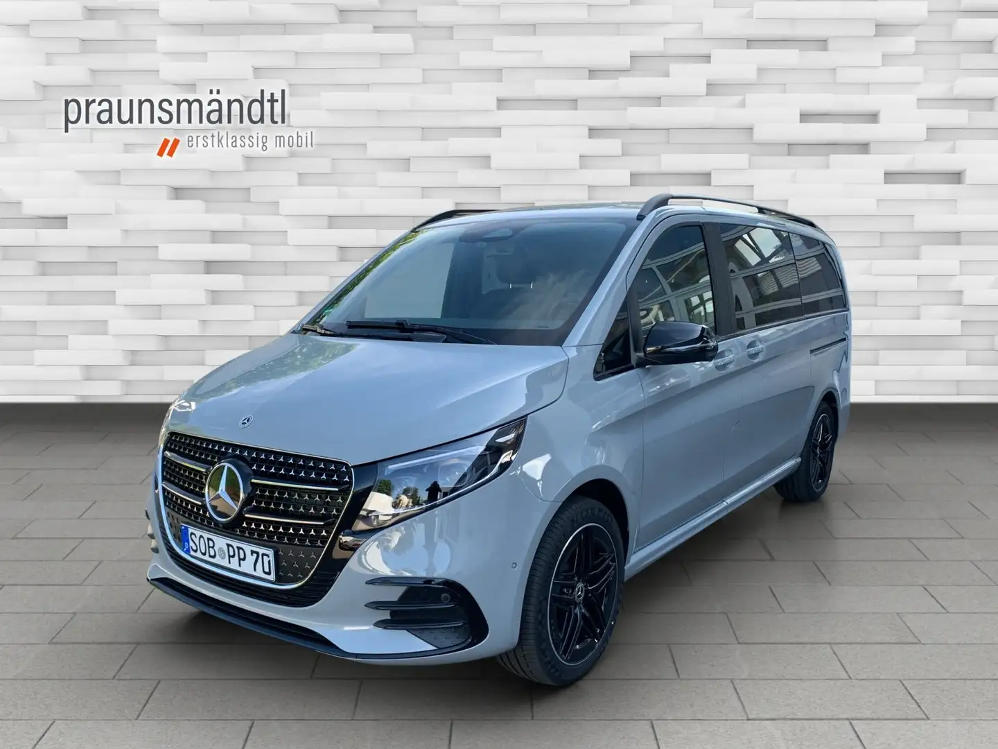 Mercedes-Benz V 300 d 4MATIC Avantgarde lang Automatik AHK Grau - 1