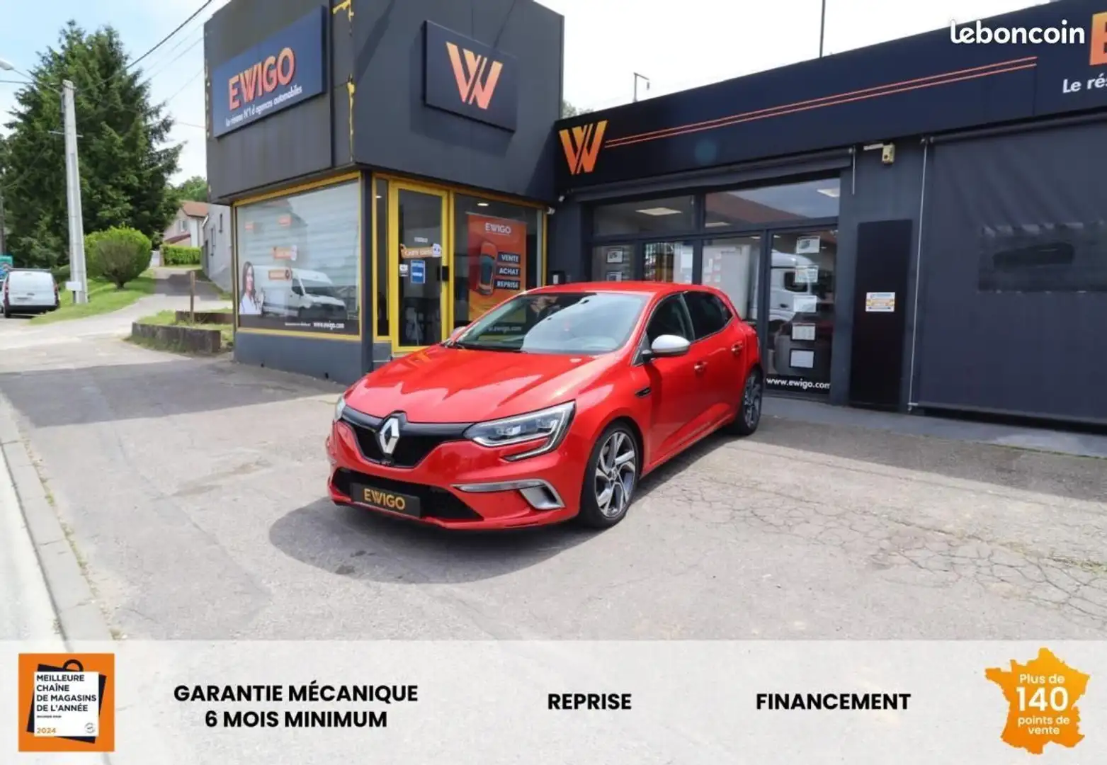 Renault Megane Mégane 1.6 DCI 165 CH GT EDC BVA Rojo - 1