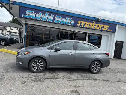 Silver 2025 Nissan Versa Sedan Front-Wheel Drive Automatic