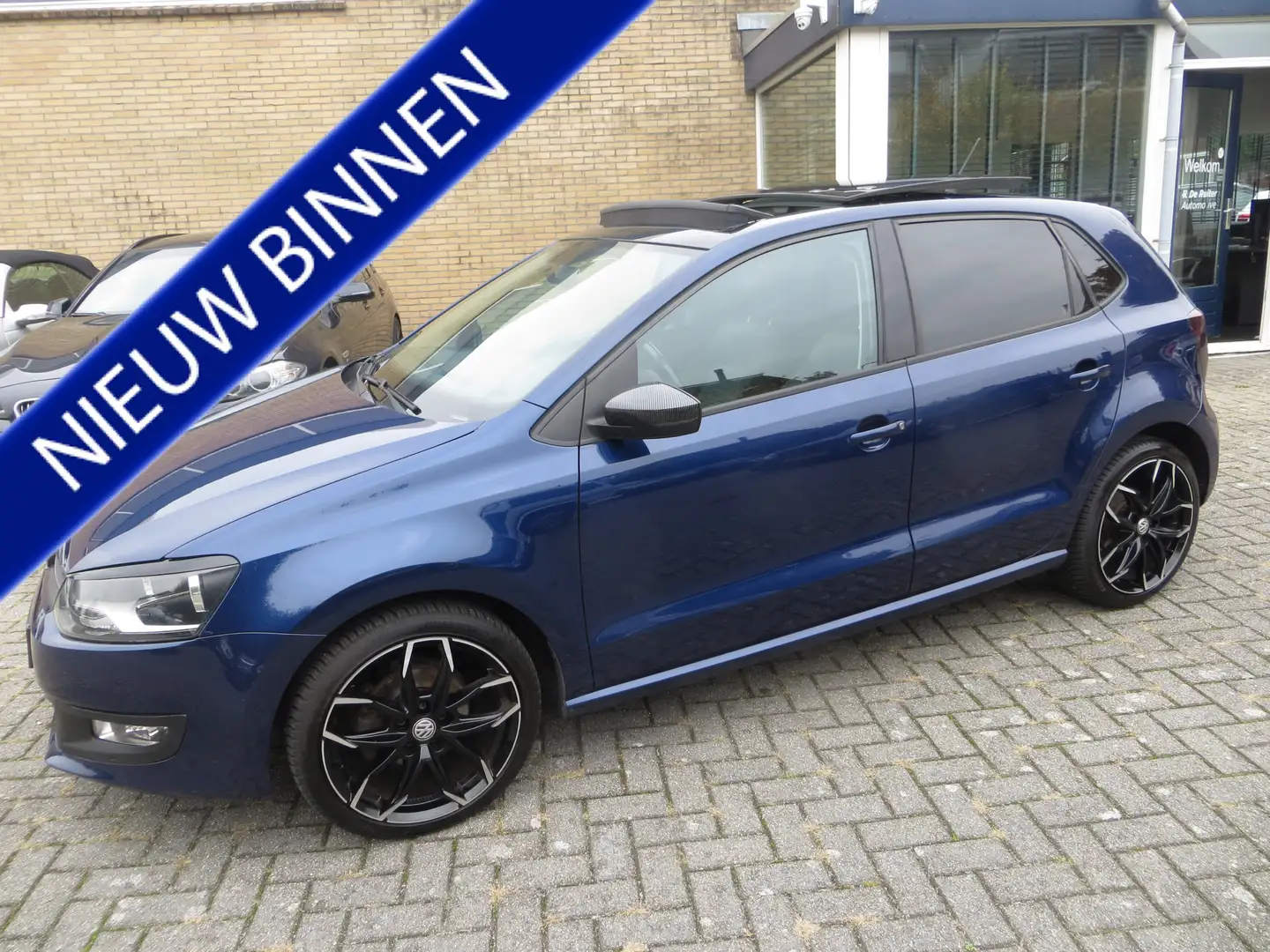 Volkswagen Polo 1.2 TSI Comfortline-AUT-PANO-CLIMA-NEDERL.-NAP! Bleu - 1