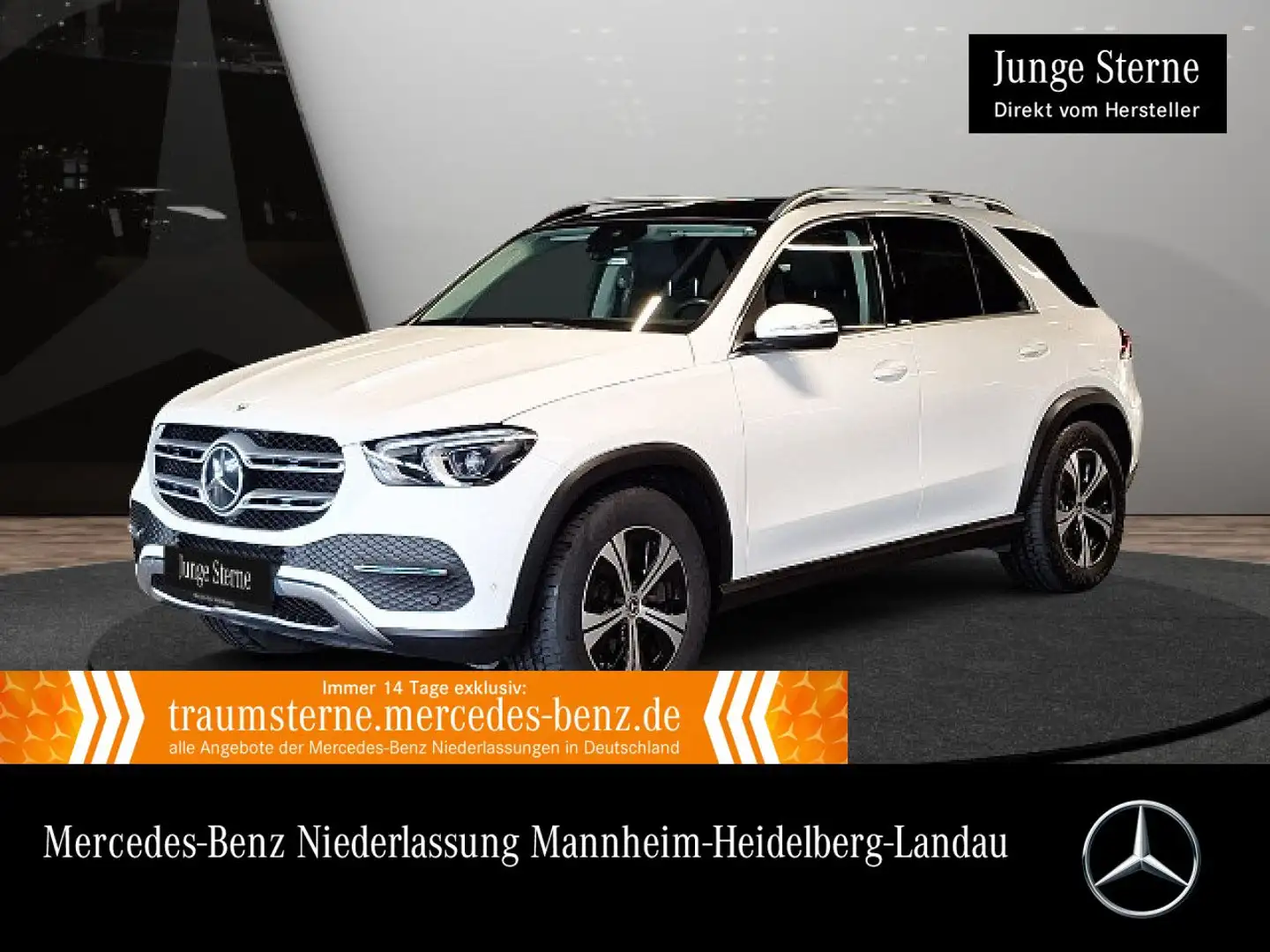 Mercedes-Benz GLE 350 de 4M PANO+AHK+LED+KAMERA+19"+SITZKLIMA+9G Weiß - 1