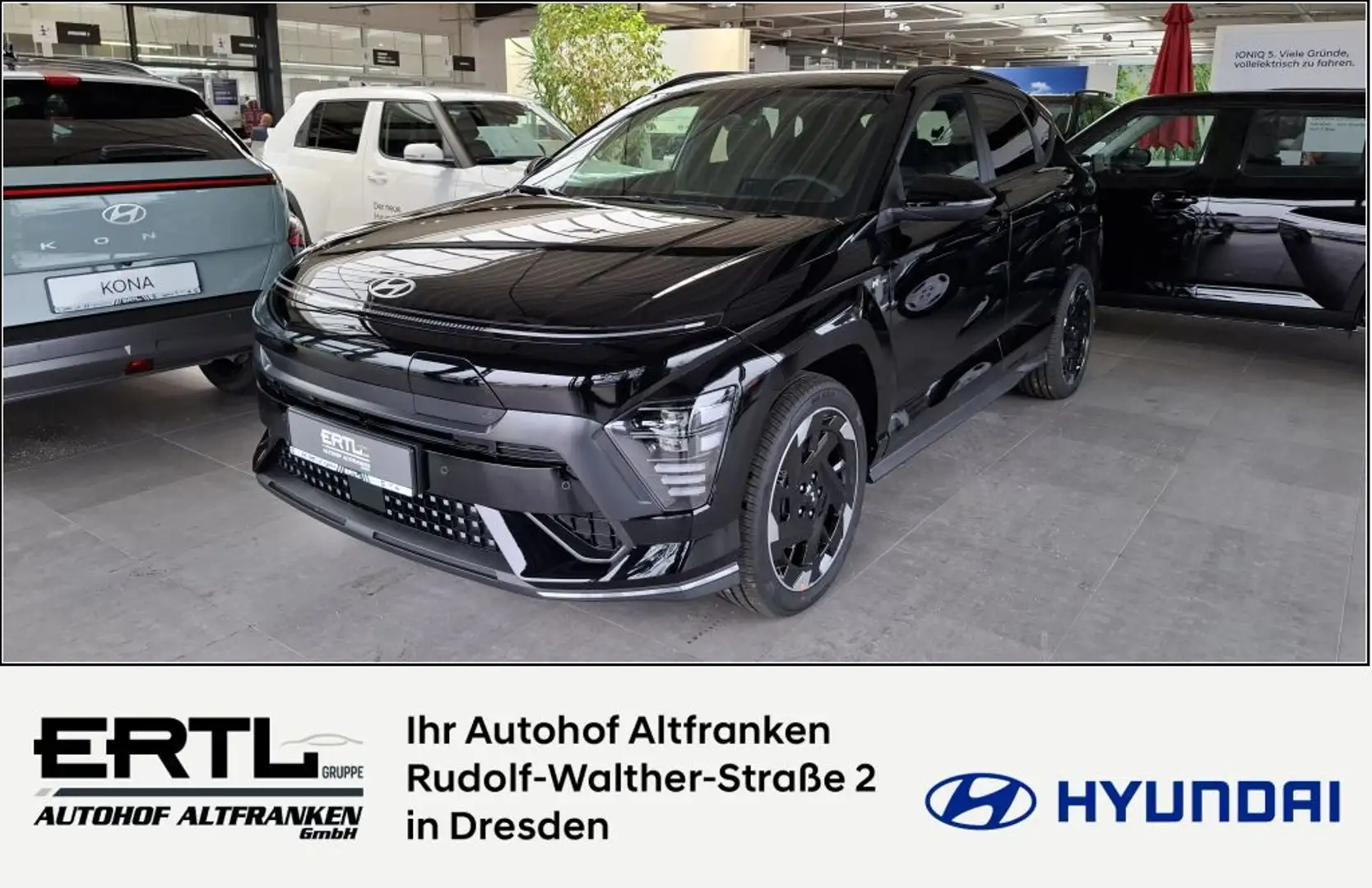 Hyundai KONA Elektro N Line Schwarz - 1