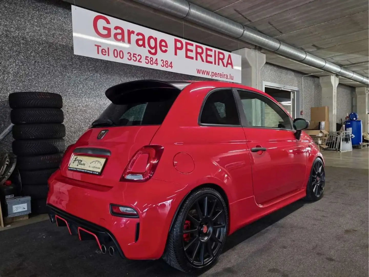 Abarth 595 Competizione 1.4 T-JET BEATS NAVI Czerwony - 2