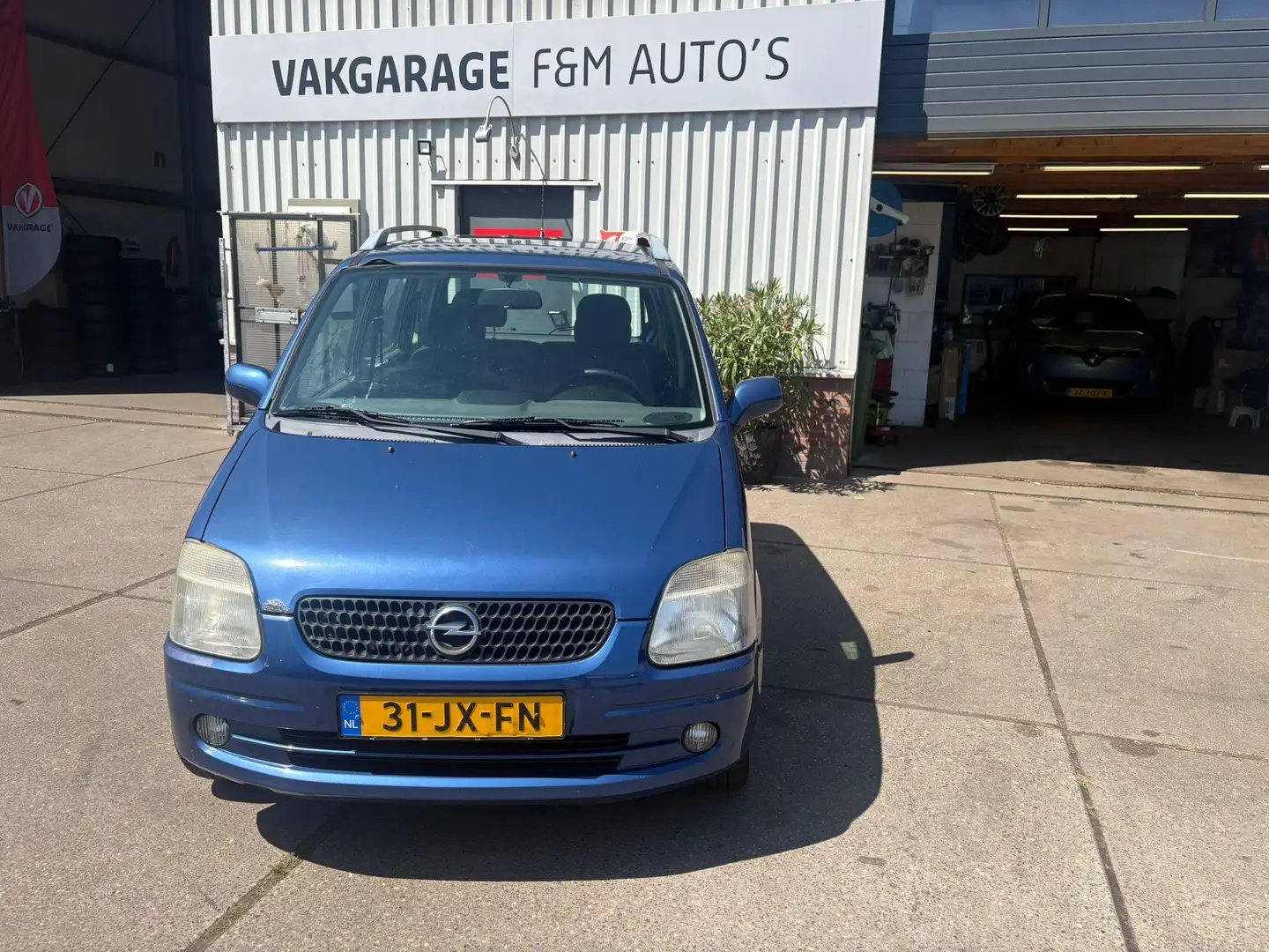 Opel Agila 1.2-16V Elegance Blauw - 2