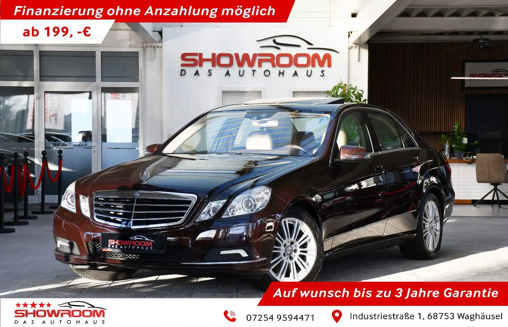 Mercedes-Benz E 350 E350CDI 4Matic Airmatic Distronic NightView Ahk smeđa - 1