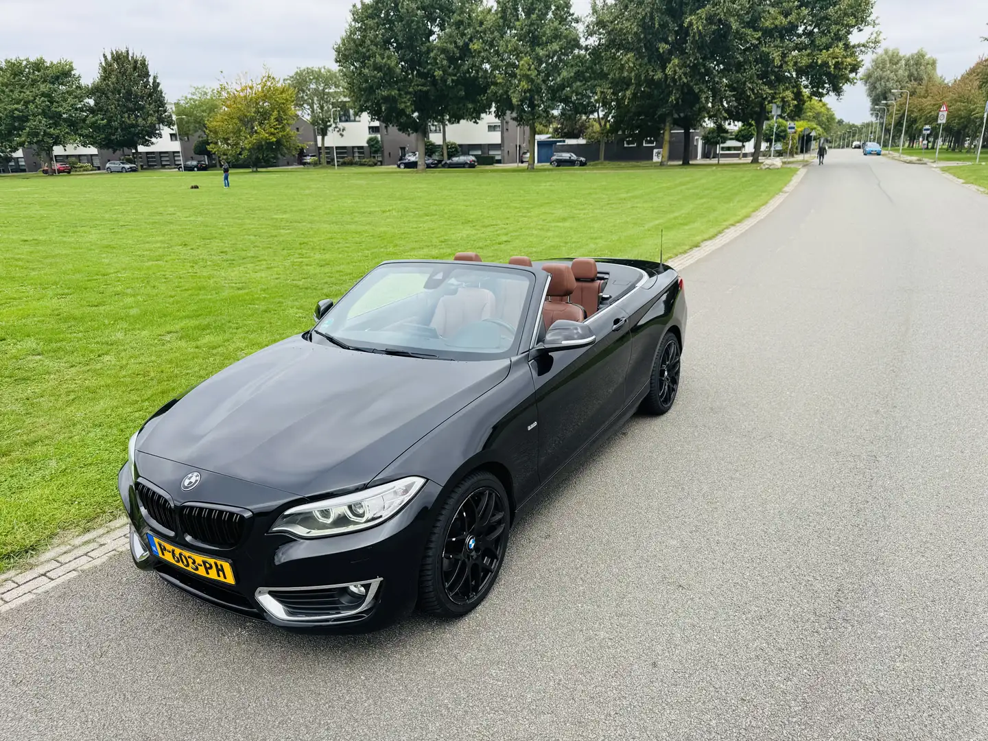 BMW 218 218i Cabrio Luxury Line Zwart - 1