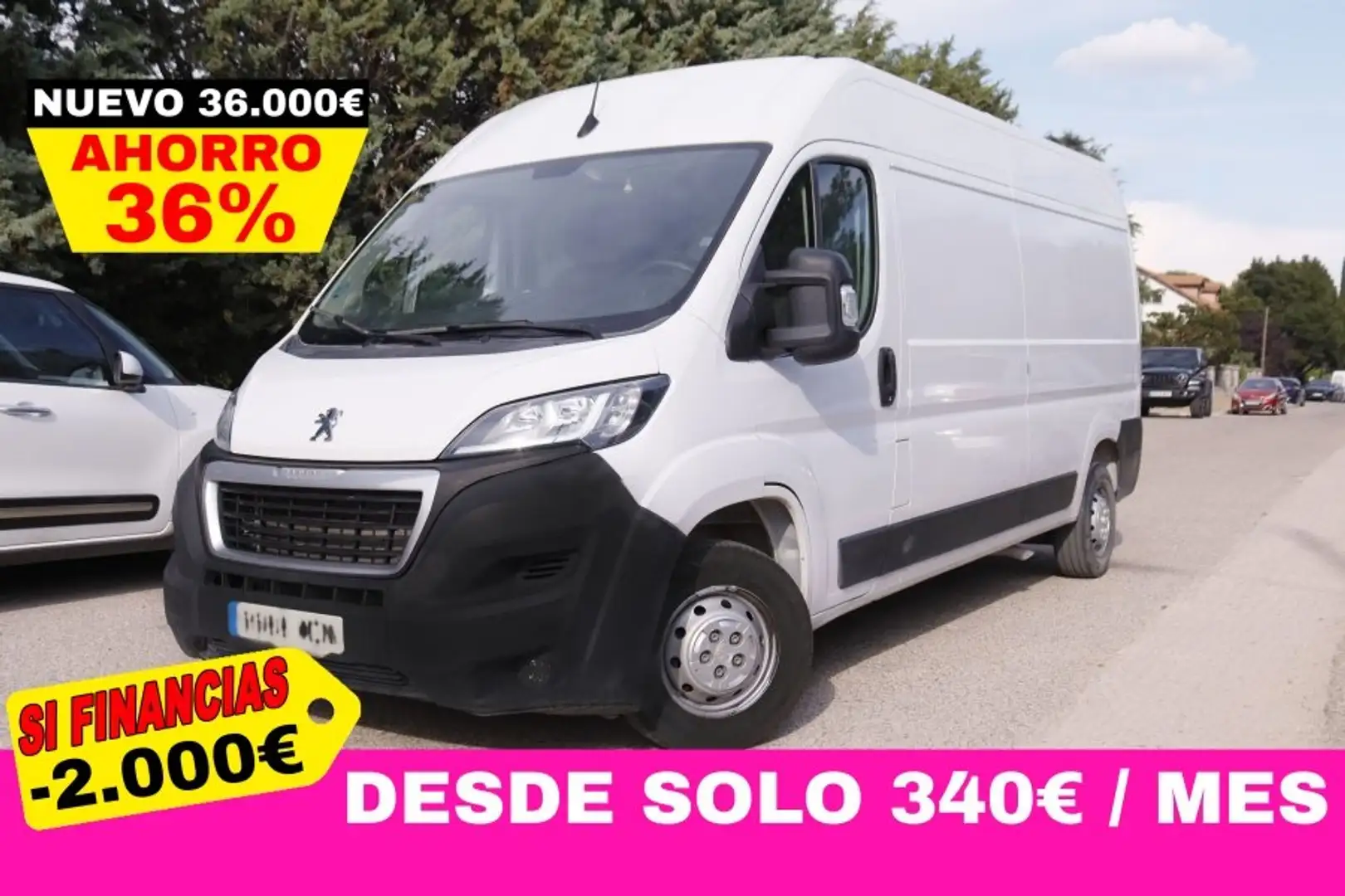Peugeot Boxer 335 2.2 BLUEHDI 140CV L3H2 3P # IVA DEDUCIBL Blanco - 1