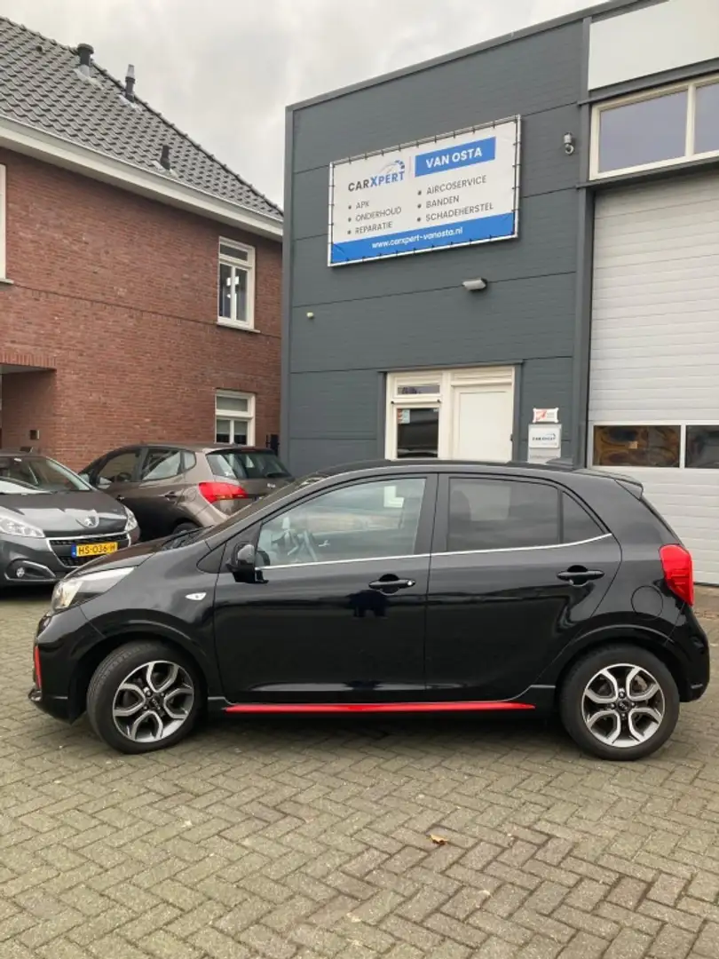 Kia Picanto 1.0 MPi GT-Line Ed. Zwart - 2