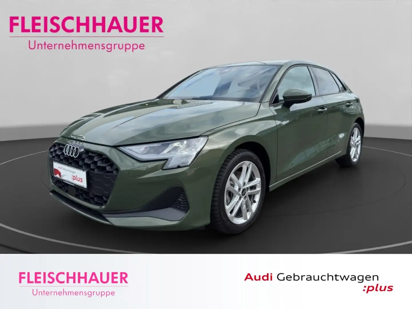 Audi A3 Sportback 35 TDI LED+AHK+NAVI+CARPLAY+DSP+PDC V&H+ Groen - 1