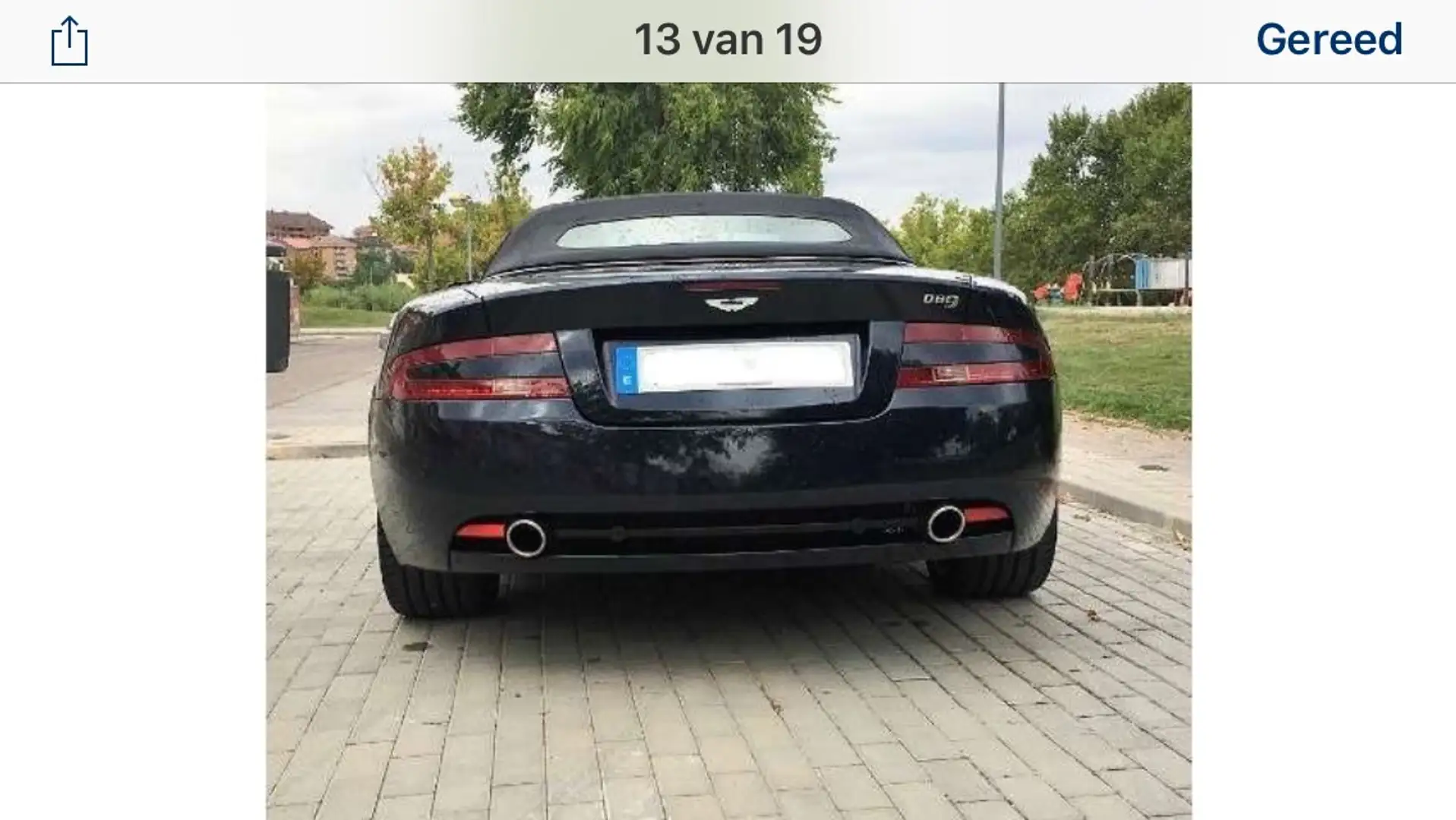 Aston Martin Volante DB9 Touchtronic 2 Blau - 2
