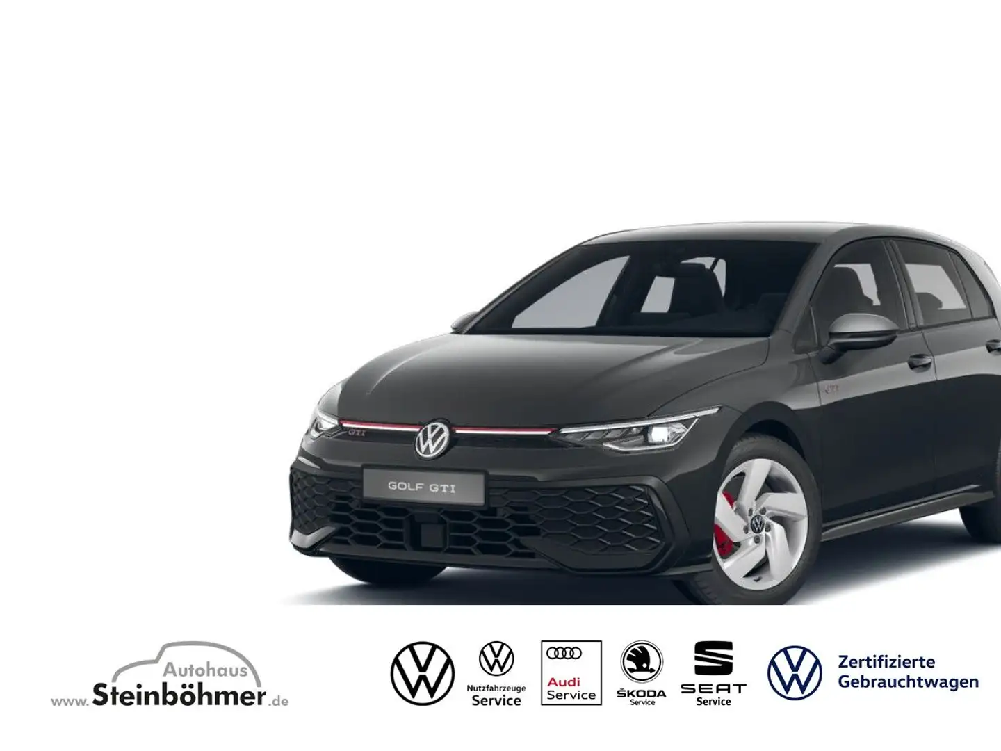 Volkswagen Golf GTI 2.0 TSI DSG RearView SideAssist AppConnec Grau - 1