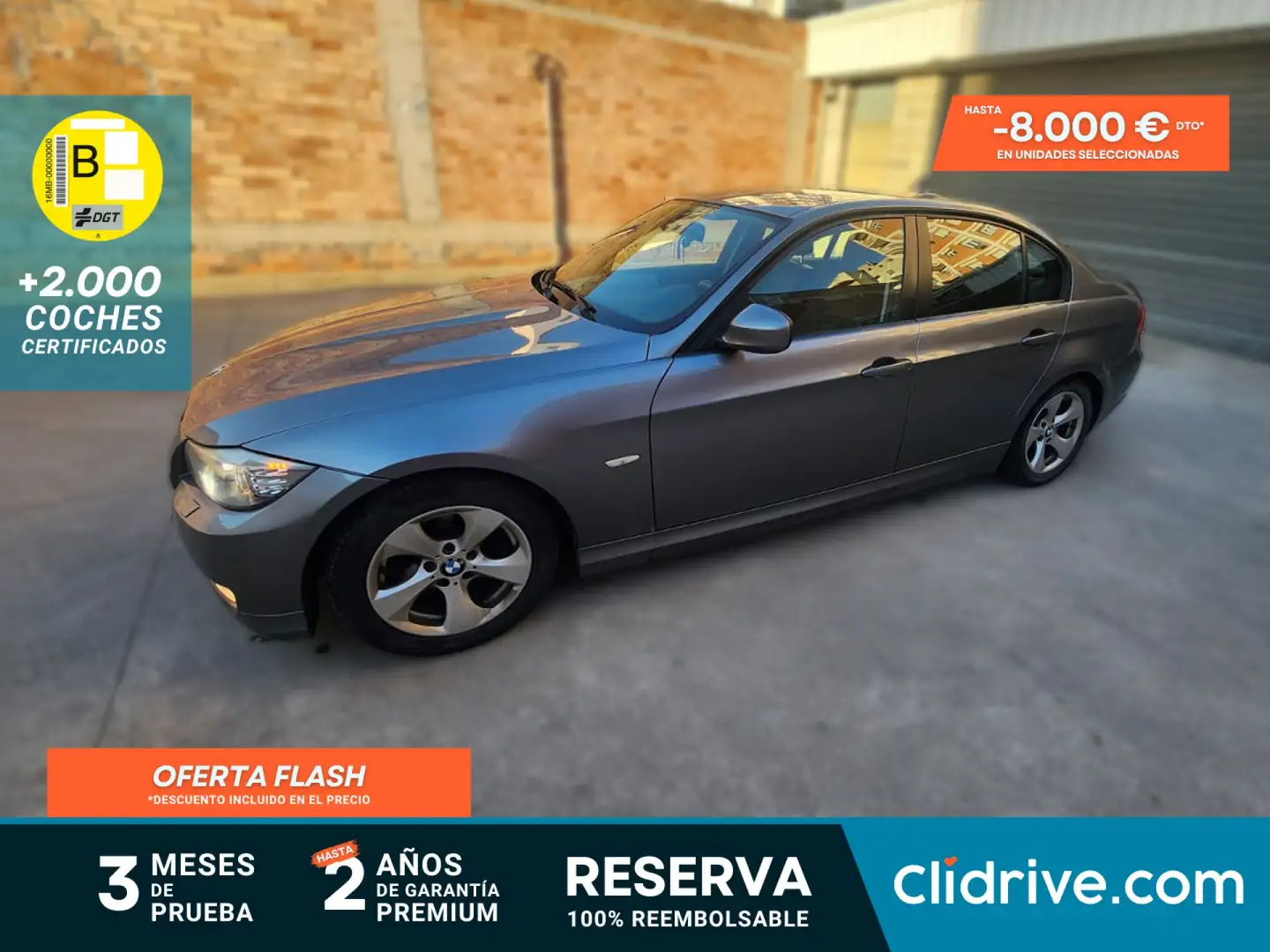 BMW 320 320d Efficient Dynamics Edition Gris - 1
