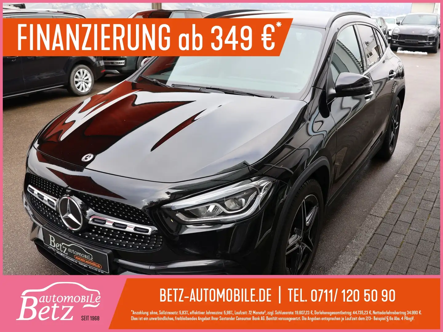 Mercedes-Benz GLA 250 AMG Night RFK Virtual SHZ PDC Zwart - 1