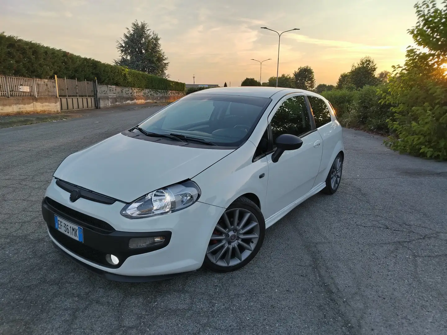 Fiat Punto Evo Punto III 2009 Evo 3p 1.4 m-air Sport s Bianco - 2
