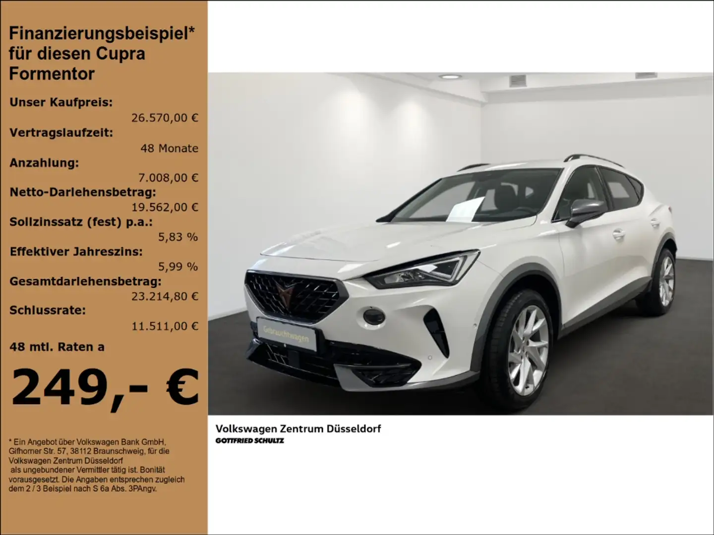 CUPRA Formentor 1.5 TSI DSG LED-Scheinwerfer Sitzheizung Weiß - 1