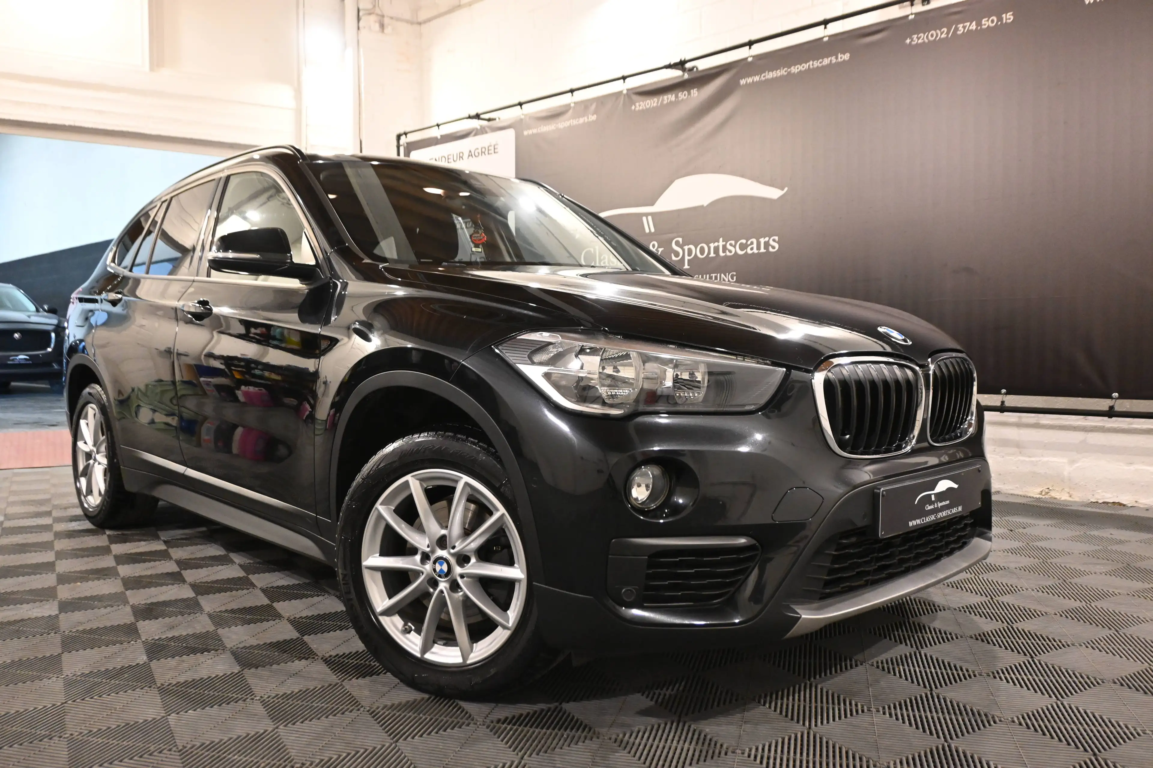 BMW X1 X1 2.0d sdrive18 FACELIFT EURO 6d / AUTO / GPS NAVIGATION / BLUETOOTH / 2 KIT DE JANTES / CARNET BMW !! — photo 2