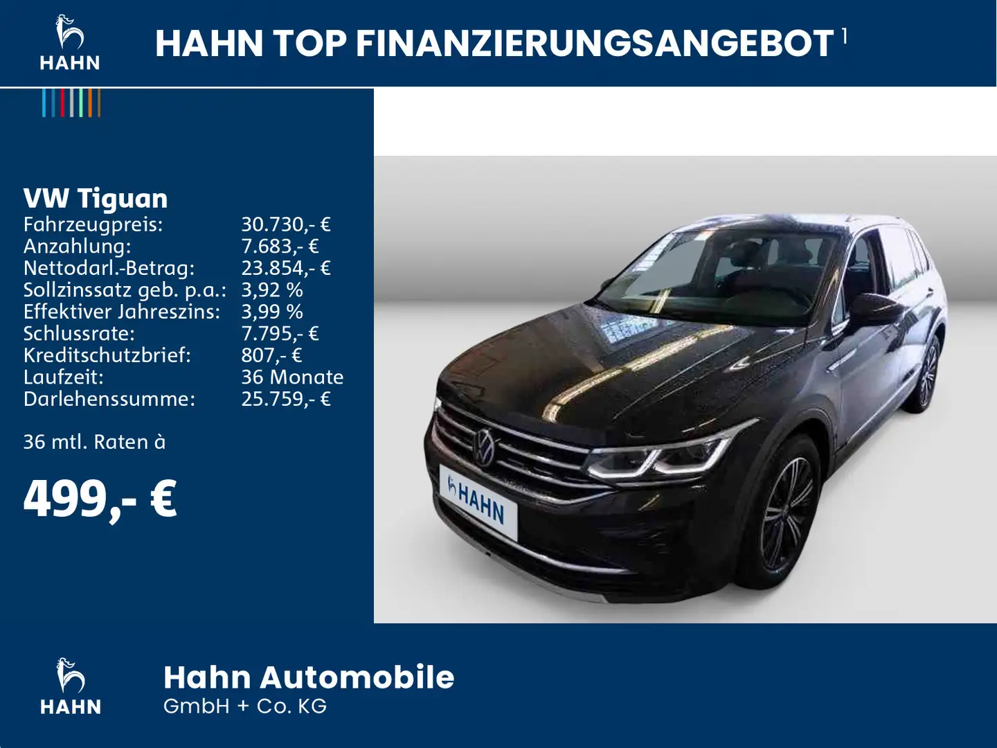 Volkswagen Tiguan 2.0 TSI DSG Elegance 4Mo. DCC Pano Matrix Gris - 2