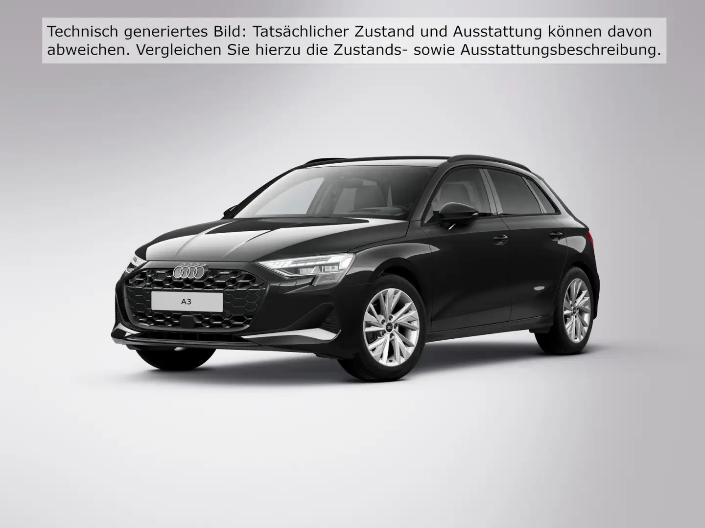 Audi A3 advanced 6-Gang Schwarz - 2