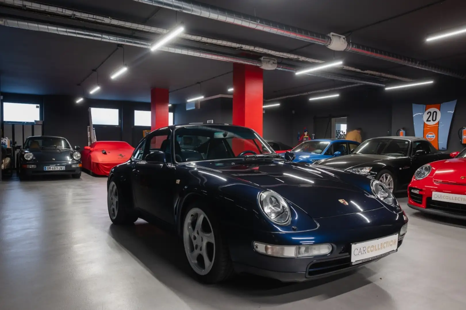 Porsche 993 Carrera Coupé Albastru - 1