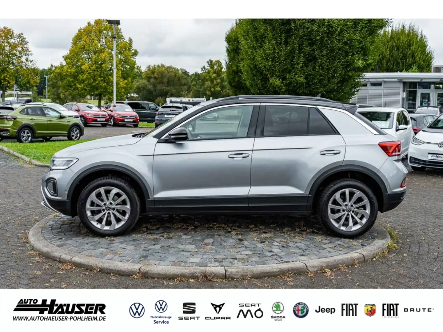 Volkswagen T-Roc Life 1.5 TSI DSG NAVI KAMERA PARK ACC LED APP-CONN Silber - 2