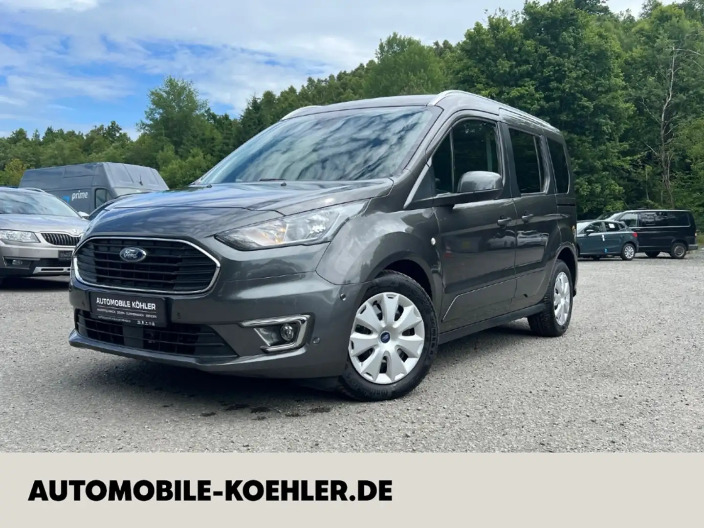 Ford Tourneo Connect Titanium 1.5 TDCi EcoBlue EU6d-T, Automatik, AHK Gris - 1