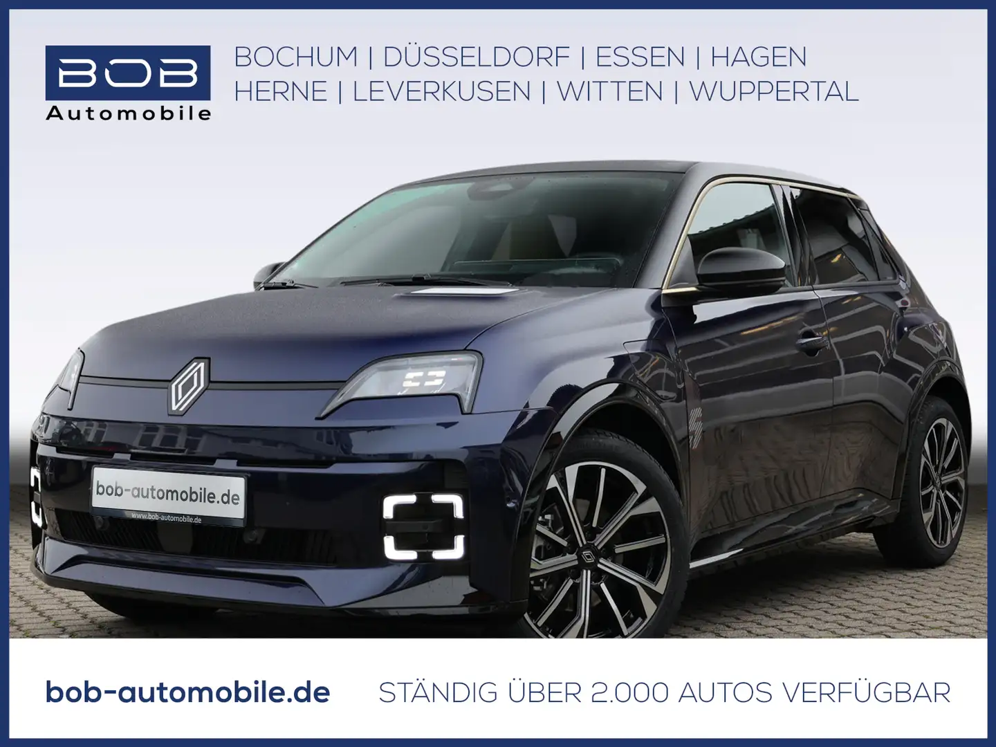 Renault R 5 E-Tech Iconic Five 150 Comfort Range 8-fach bereift Blau - 1