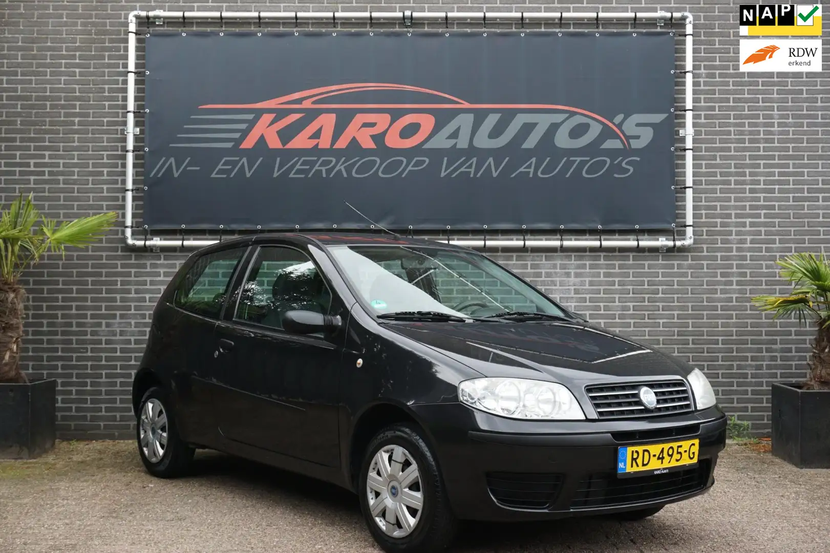 Fiat Punto 1.2 Classic Airco Elek Rm Stuurbekr Cv Nieuwe APK Negro - 1