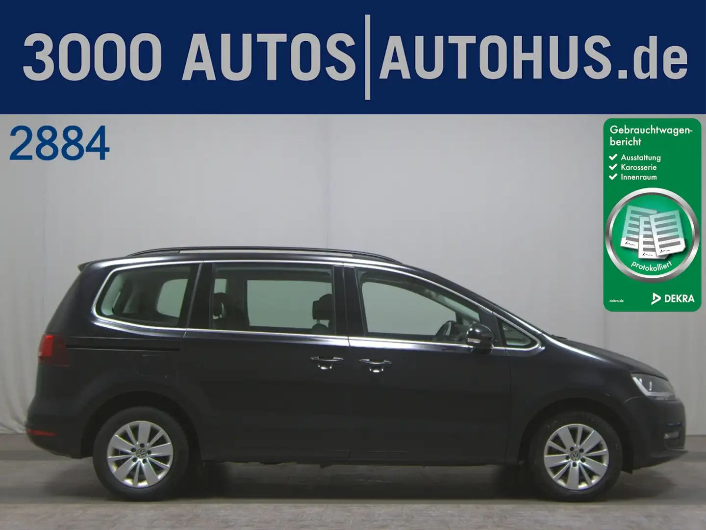 Volkswagen Sharan 1.4 TSI Comf. 7-Sitze Navi PDC Shz AHK Schwarz - 1