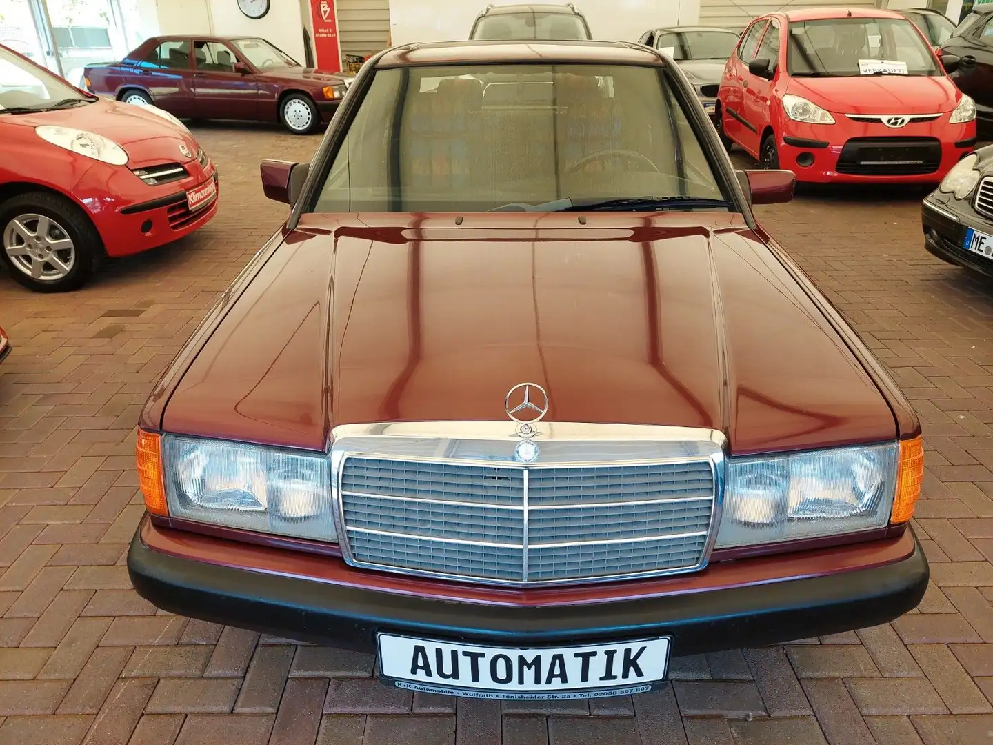 Mercedes-Benz 190 E Rosso Avantgarde Automatik Schiebedach Rot - 1
