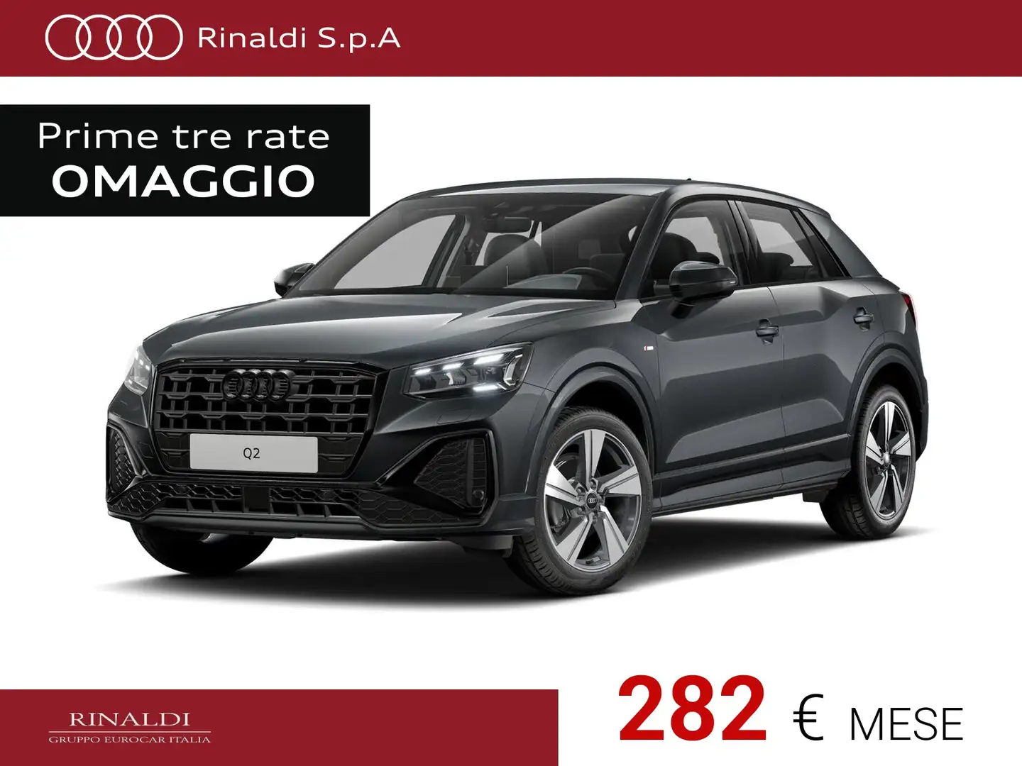 Audi Q2 35 1.5 tfsi identity black Grigio - 1