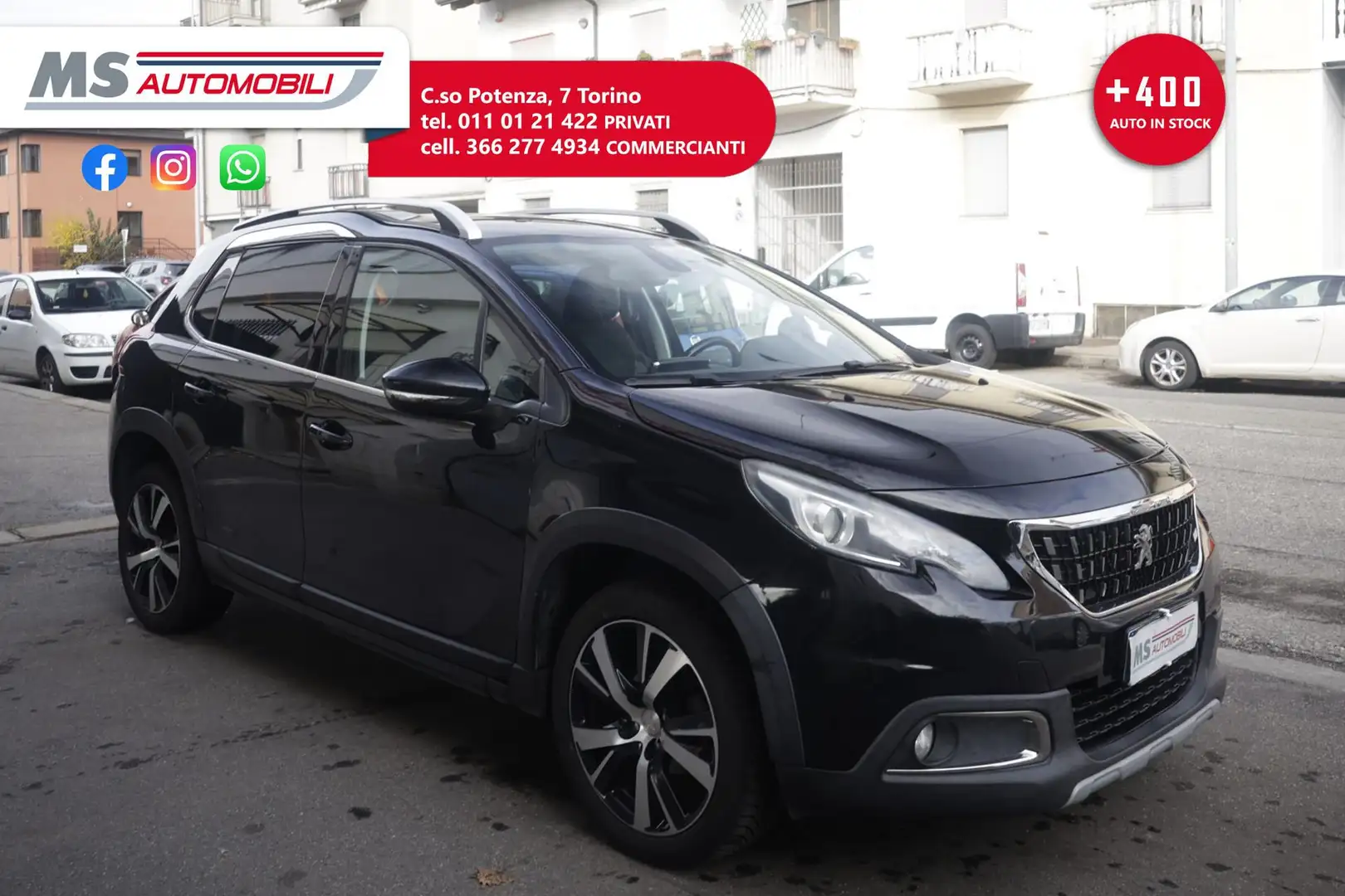 Peugeot 2008 Peugeot 2008 BlueHDi 100 GT Line Unicoproprietario Nero - 1