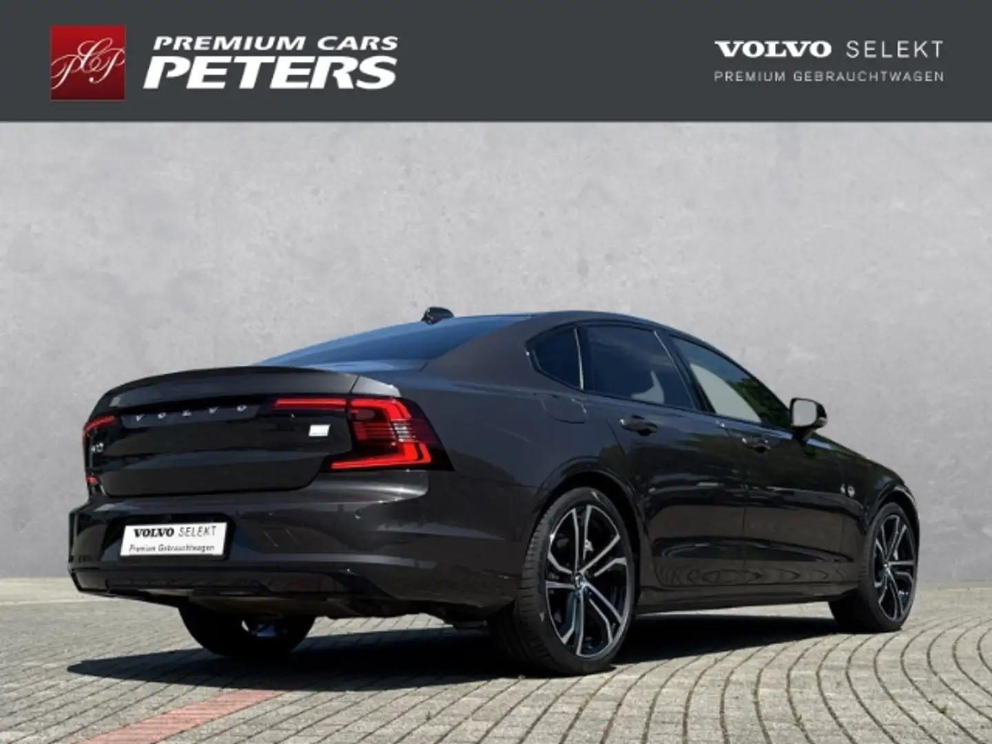 Volvo S90 Ultimate Dark T8 20''LM B&W Pano Luftf. 360kam Sta Gris - 2