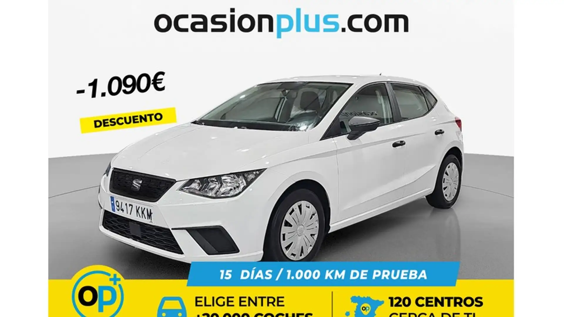 SEAT Ibiza 1.6TDI CR S&S Reference 95 Blanc - 1