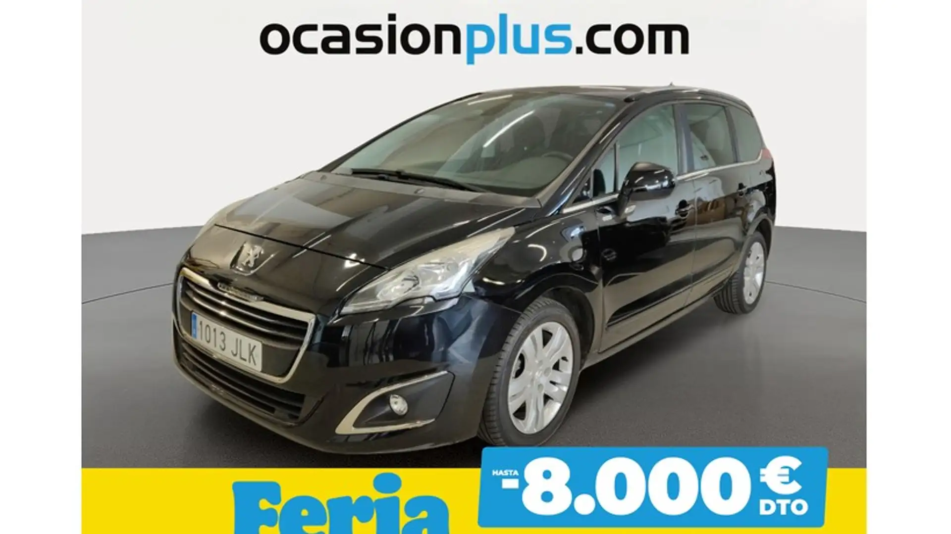 Peugeot 5008 1.6 BlueHDi Style 7 pl. 120 Noir - 1