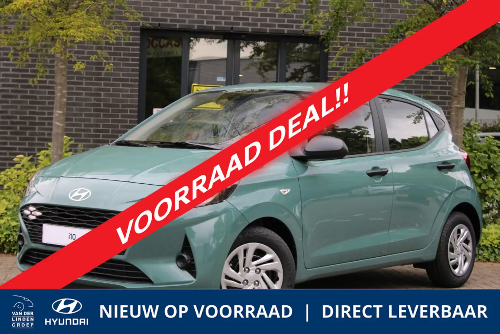 Hyundai i10 1.0 Comfort Navi/Airco/Cruise "VOORRAAD" Green - 1