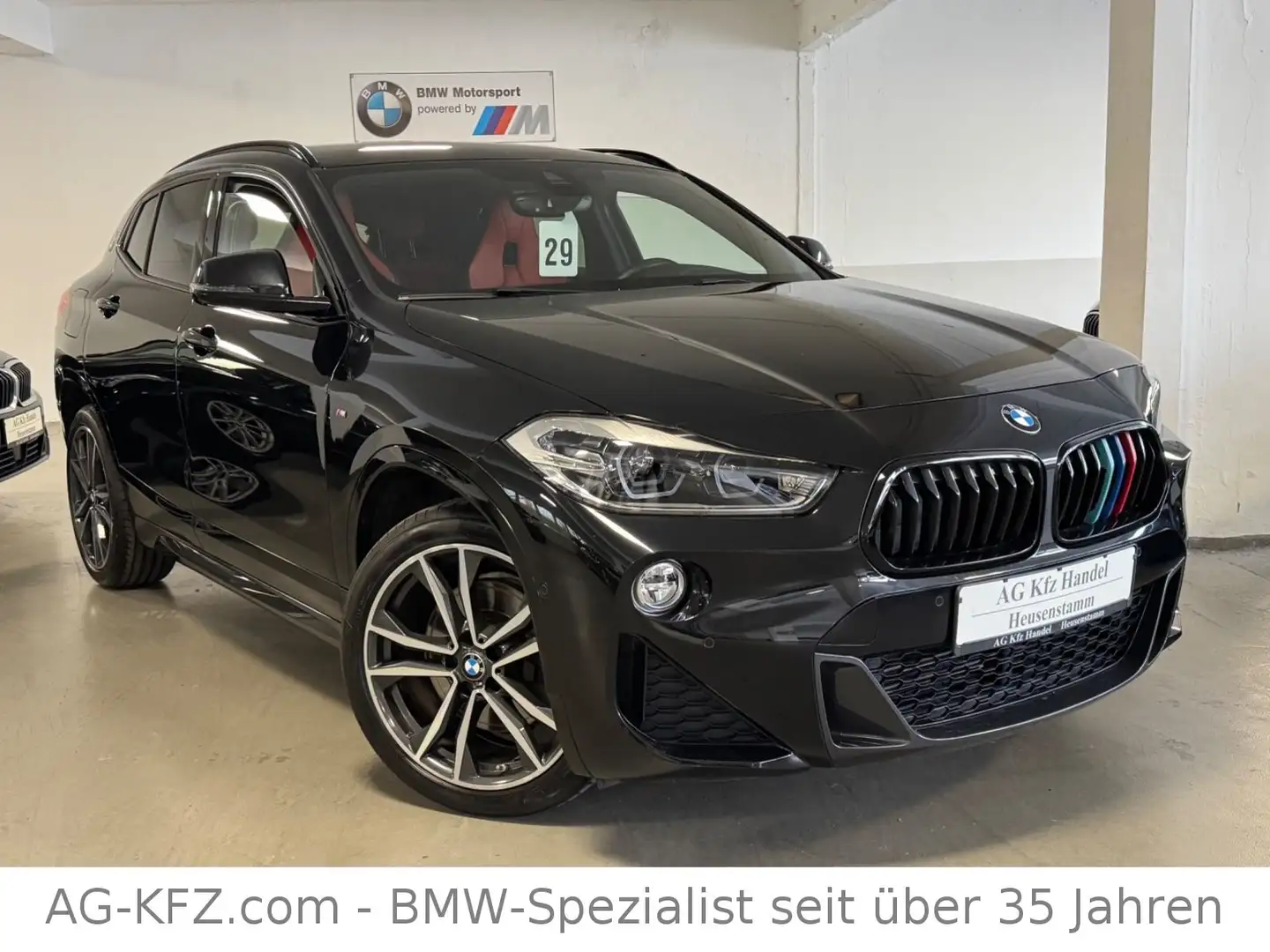 BMW X2 sDrive20i M Sport/M-Sitze/LederRot/CAM/KeyGO Noir - 1