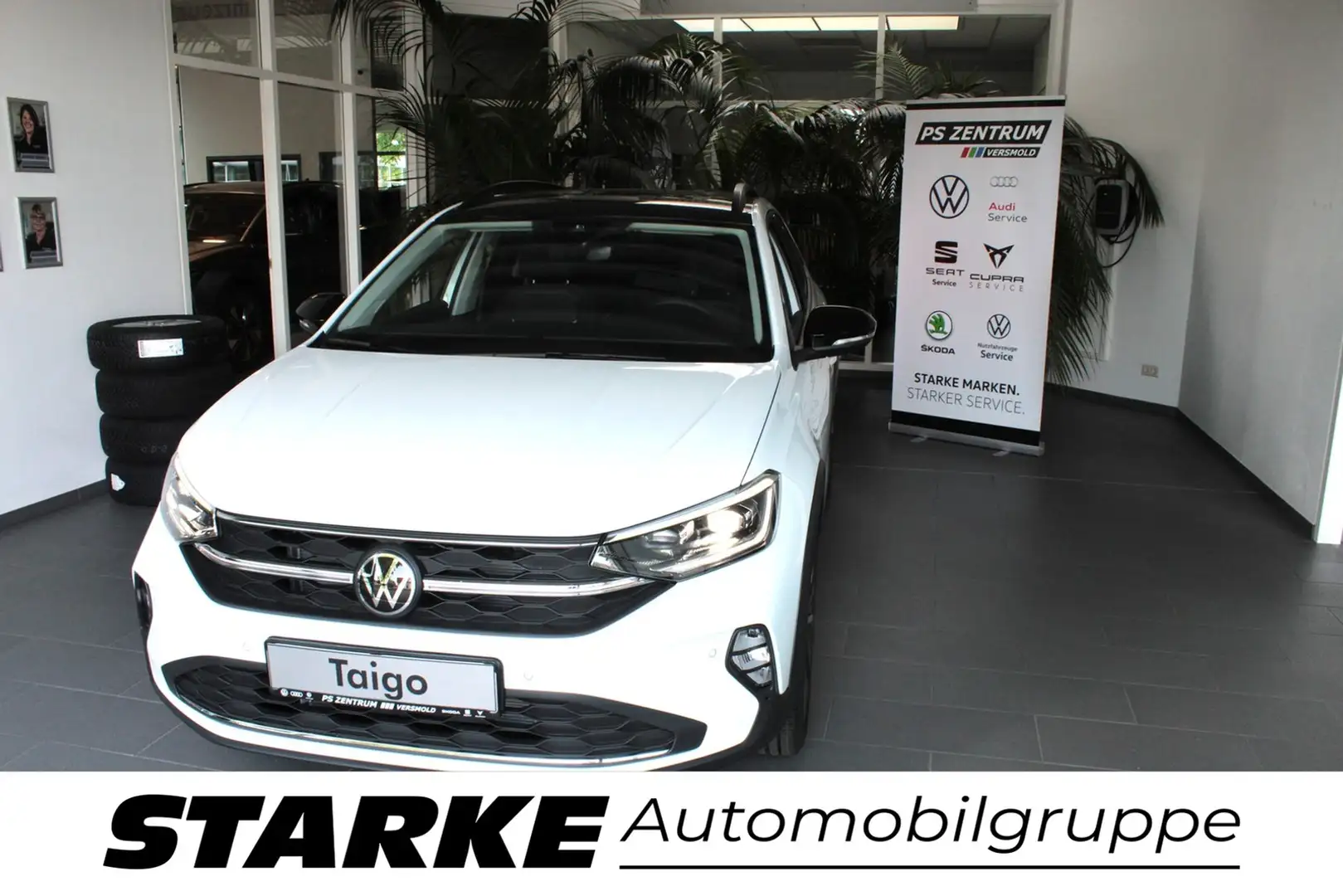 Volkswagen Taigo 1.0 TSI DSG Style Navi Rfk ACC Matrix Weiß - 1