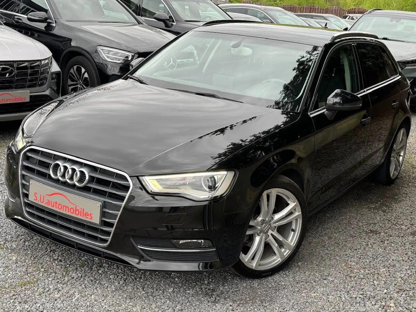 Audi A3 2.0TDi S LINE INT/EXT EURO6B Navi/Clim/Pdc/Gar12M Noir - 1