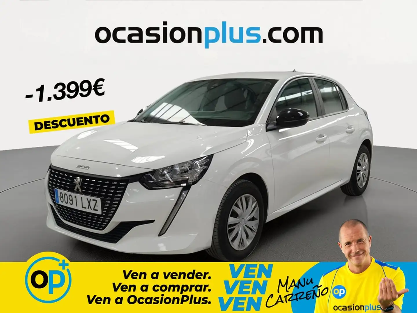 Peugeot 208 1.2 Puretech S&S Active 75 Blanco - 1