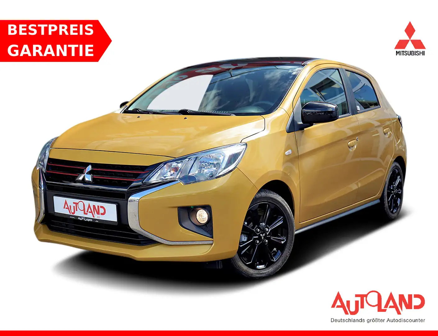 Mitsubishi Space Star 1.2 Spirit+ Black Navi Sitzheizung Gelb - 1