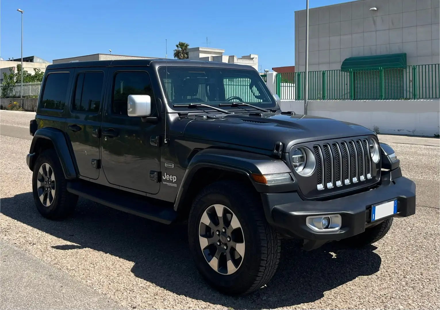 Jeep Wrangler Unlimited 2.2 mjt II Sahara auto Grigio - 2