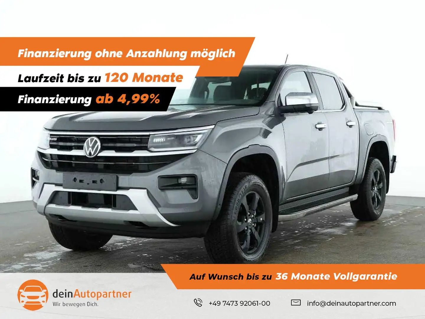 Volkswagen Amarok Amarok 3.0TDI Style DoKa 4Motion LED/LEDER/AHK/ST Gris - 1