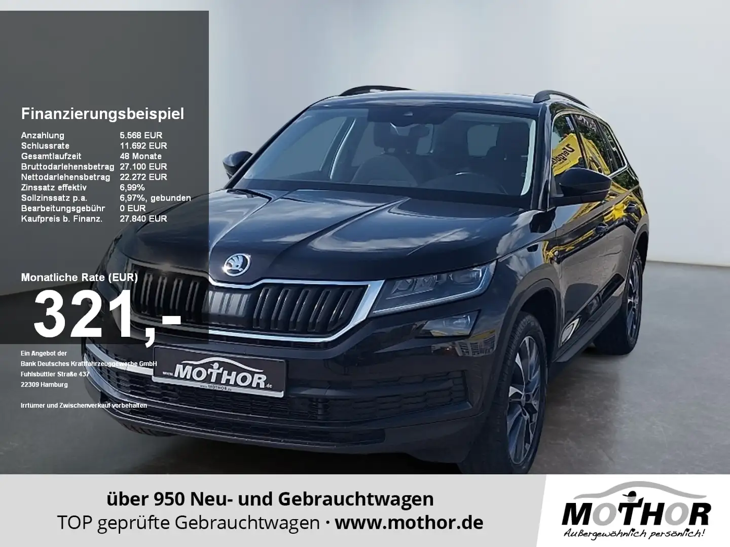 Skoda Kodiaq Drive 125 1.5 TSI ACT ACC 4xSHZ NAVi Negru - 1
